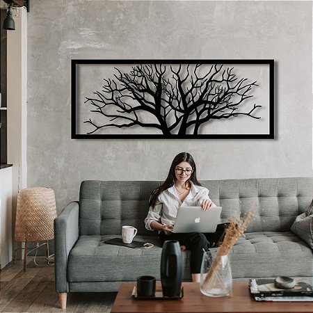 Árvore com Moldura decoração em mdf