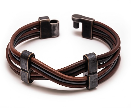 Pulseira Masculina Café