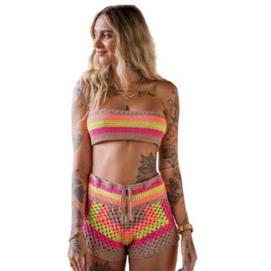 Conjunto de crochê