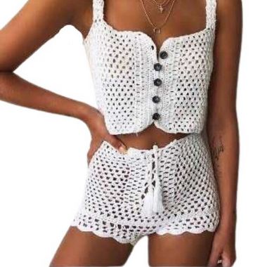 Conjunto de crochê