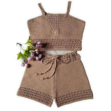 Conjunto de crochê