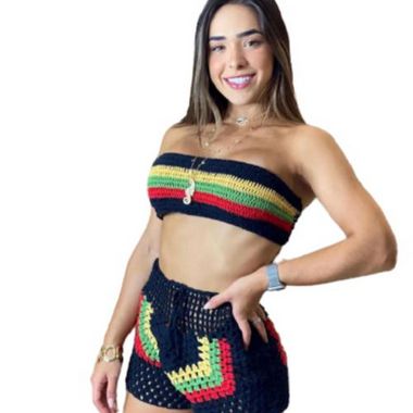 Conjunto de crochê