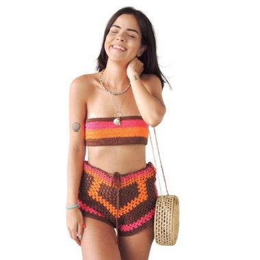 Conjunto crochê