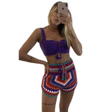 Conjunto de crochê