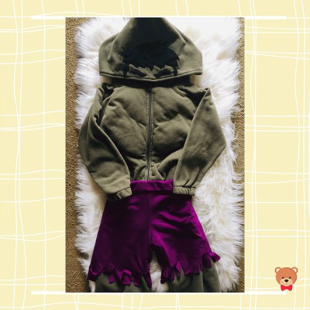 Pijama Pimpão Kigurumi Hulk - pimpaobabysleepwear.com.br