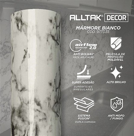 DECOR MARMORE BIANCO 1,22