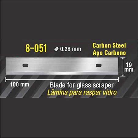 LAMINA RASPAR VIDRO CARBONO 5 UND 8-051