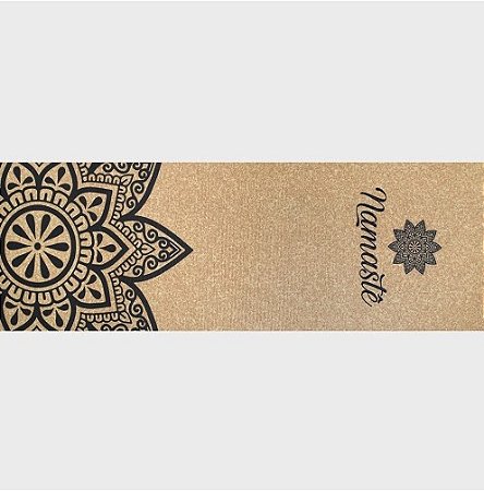 TAPETE KP YOGAKAP TEMAS NAMASTE COM ALCA 60CM X 1,66M