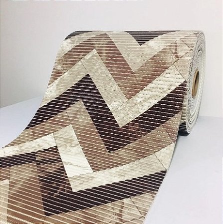 PASSADEIRA KP TROPICAL ZIG MARMORE MARROM 43CM