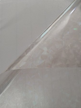 Laminação holográfica adesiva - pct c/ 5 folhas A4