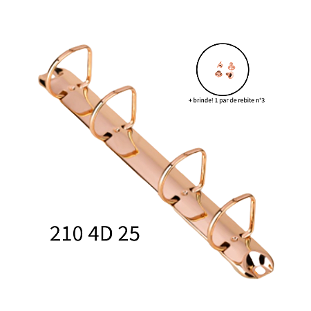 Garra para fichário A5 - 4D25