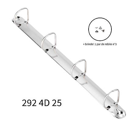 Garra para fichário A4 - 4D25
