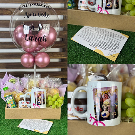 Mini Bandeja Café da Manhã / Tarde com Balão