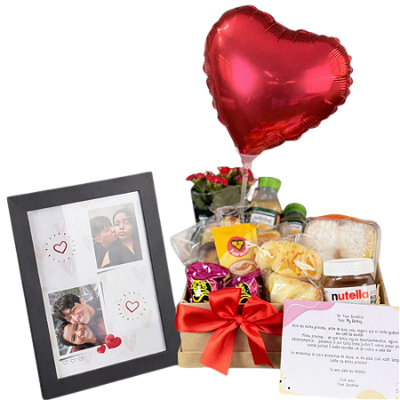 Café da Manhã com Porta-Retrato