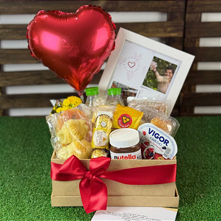 Café da Manhã com Porta-Retrato