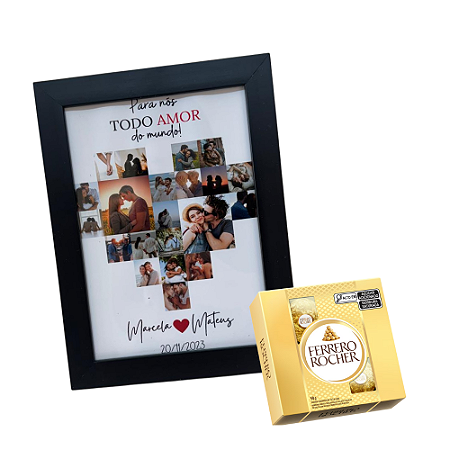 Porta-Retrato Com Chocolate