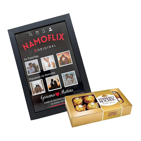 Quadro Namoflix Com Chocolate