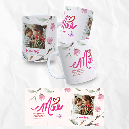 Caneca Personalizada Mãe Te Amo Tanto