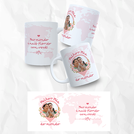 Caneca Personalizada Melhor Mãe Do Mundo