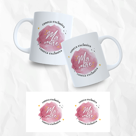 Caneca Personalizada Mamãe Exclusiva