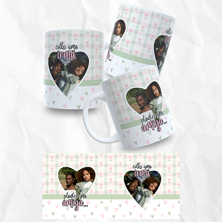 Caneca Plantei Uma Amiga
