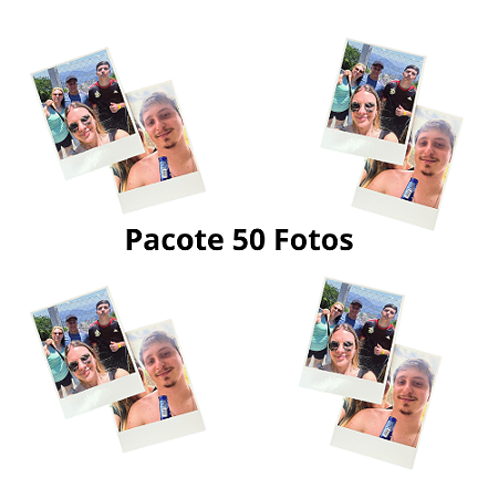 Pacote 50 Fotos Polaroids