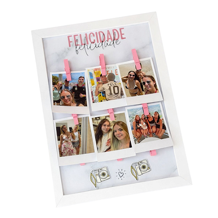 Quadro De Polaroids