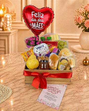 Cesta Café da Manhã Feliz Dia Mamãe