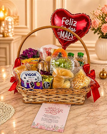 Cesta de Café da Manhã Especial Da Mamãe