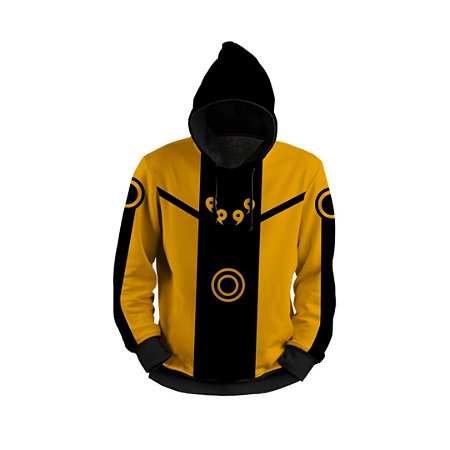 naruto moletom com capuz cotton