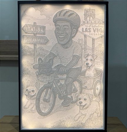Luminaria Litho Personalizada (cartoon)