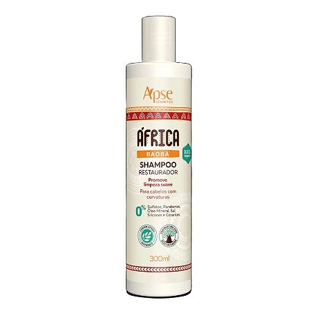 Shampoo África Baobá Restaurador 300 ml Ápice