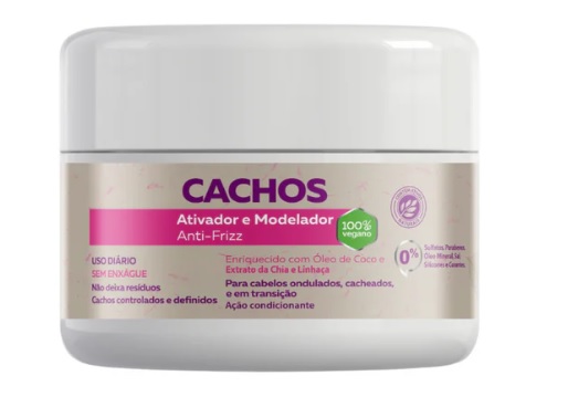 Ativador e Modelador Anti-Frizz Cachos 80g Ápice