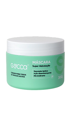 MÁSCARA SUPER HIDRATAÇÃO GOCCA 300G