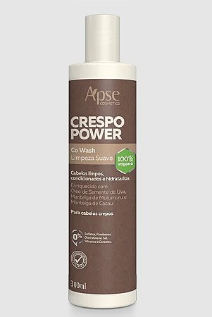 Crespo Power Co Wash Limpeza Suave 300ml Ápice