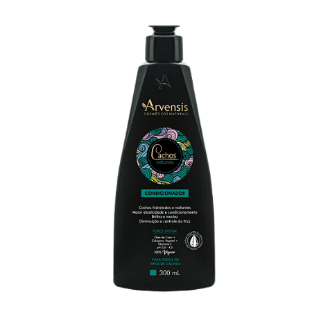 Condicionador Cachos Naturais 300ml Arvensis