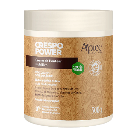 Creme de Pentear Crespo Power Nutritivo 500g Ápice