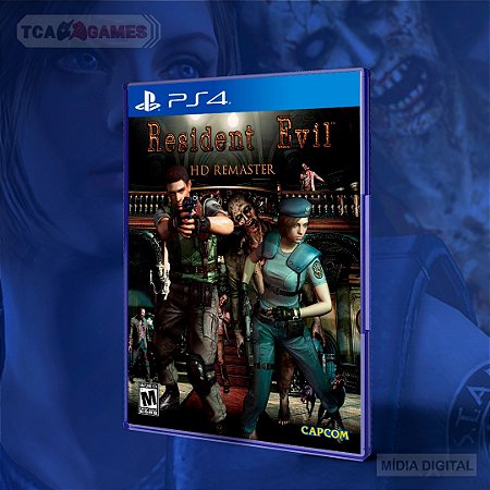 Resident Evil HD Remastered - PS4 - Mídia Digital Jogos digitais para Ps5, Xbox One e Series.