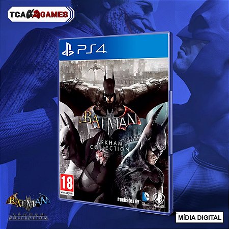 Batman: Arkham Collection - PS4 - Mídia Digital - Tca Games - Jogos  Digitais para seu PS4 e PS5