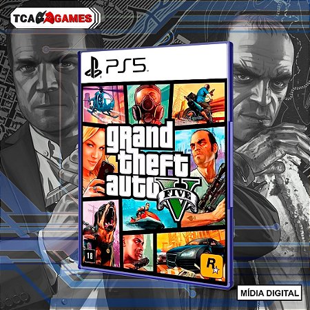 Diskurs Mere salami Grand Theft Auto V Gta 5 - PS5 Mídia Digital - Tca Games - Jogos Digitais  para seu PS4 e PS5