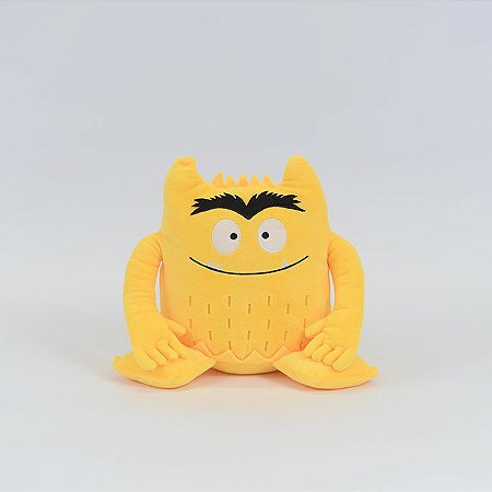 Pelúcia O monstro das cores - Amarelo (alegria) - Pré-venda até 30/04