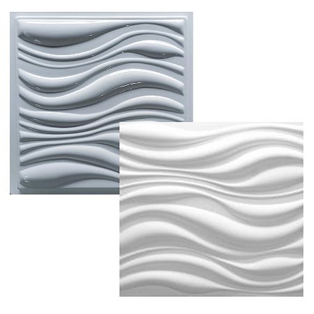 Forma Molde para Gesso 3D e Cimento Modelo Messina 39x39 ABS - Esquadro Perfeito