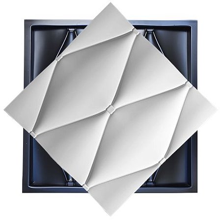 Forma Molde para Gesso 3D e Cimento Modelo Coni 49x49 ABS - Esquadro Perfeito