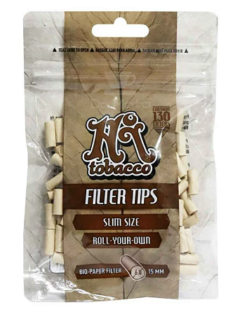 Filtro Hi Tobacco Slim Size Biodegradável - 15 mm