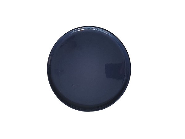 Prato sobremesa de cerâmica Vadim azul marinho
