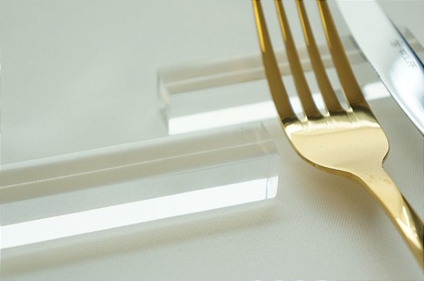 Descanso de talheres de acrílico