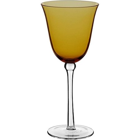 Conjunto de 6 taças de vinho Cibele âmbar