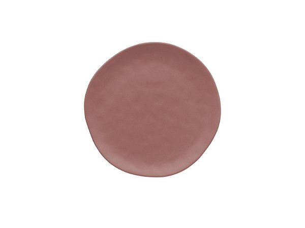 Prato sobremesa terracota linha Organic
