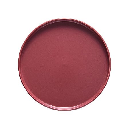 Prato sobremesa de cerâmica Edge Cayenne