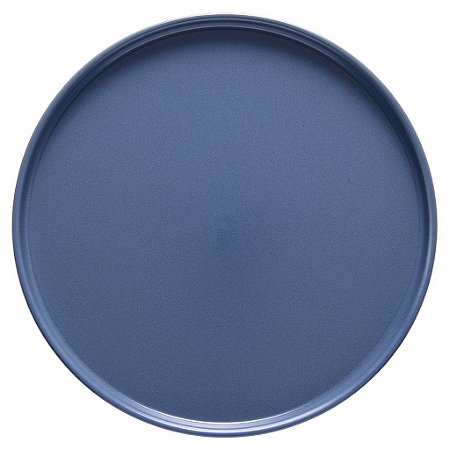 Prato raso de cerâmica Edge Bluestone